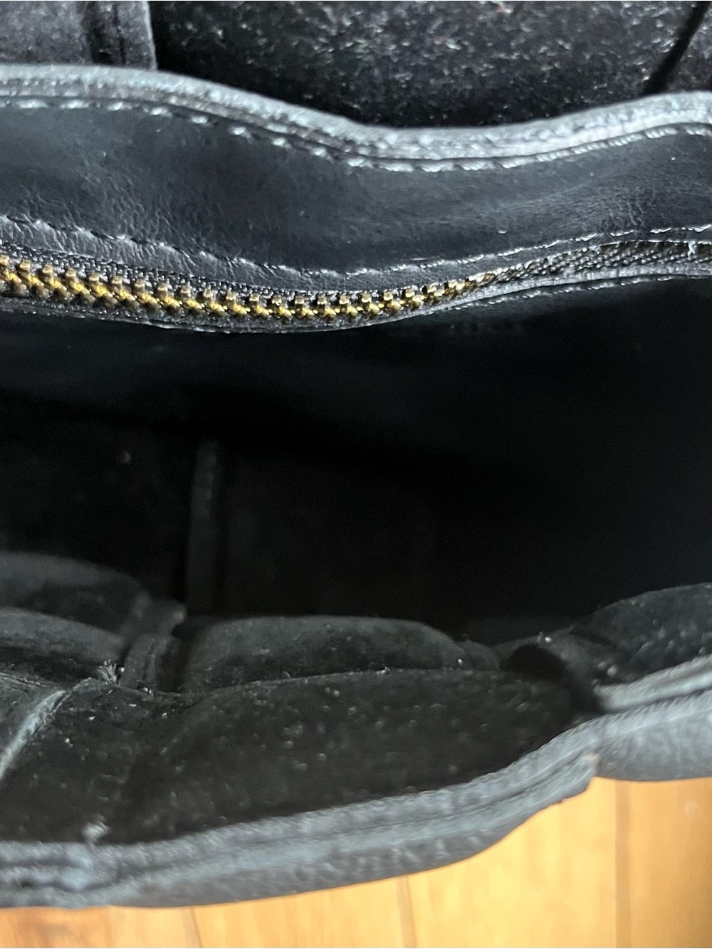 Unica! Firenze Black Bag Genuine Leather Crossbody Purse Quilted Made in Italy - Picture 5 of 10